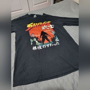 Savage samurai long sleeve shirt